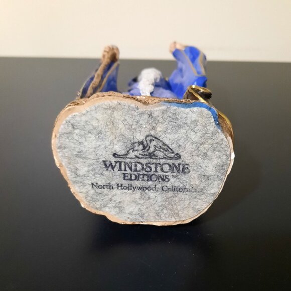 Windstone Editions 1986 VTG WIZARD Blue Merlin Dragon 7" Crystal Staff - Picture 3 of 4
